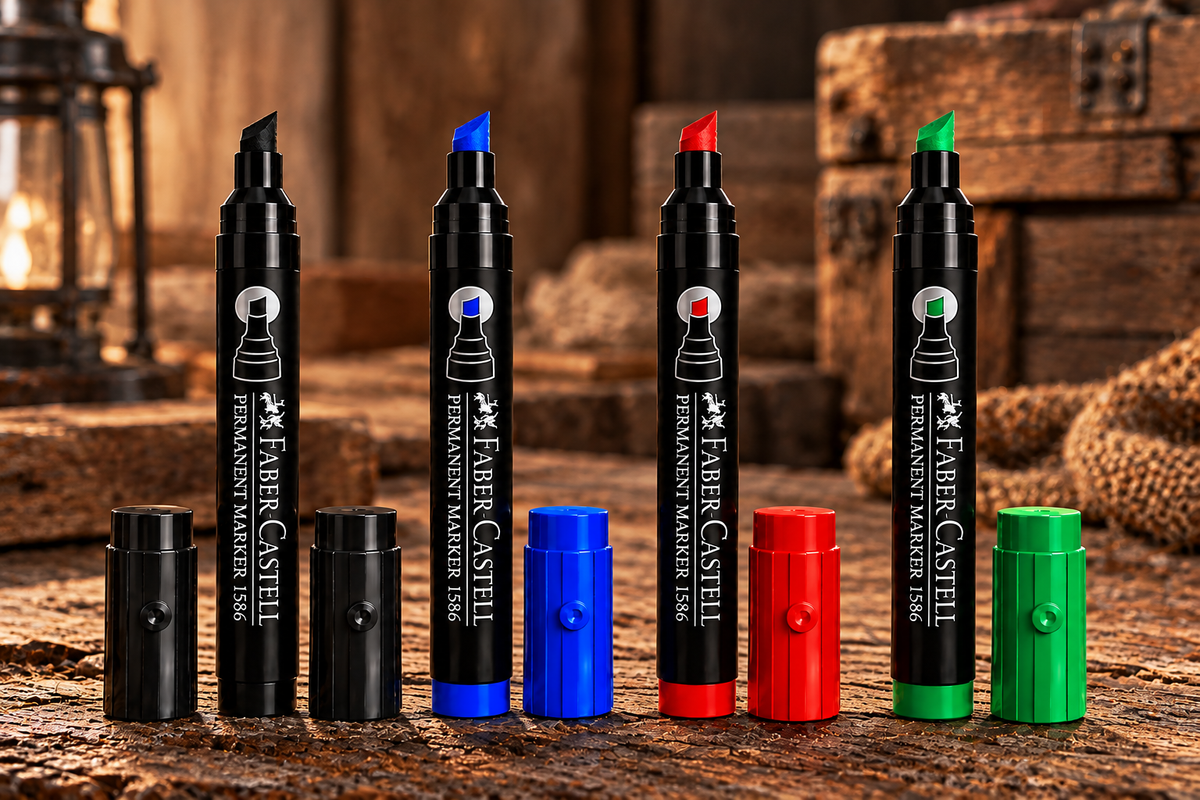 Faber-Castell Permanent Marker Chisel-Tip